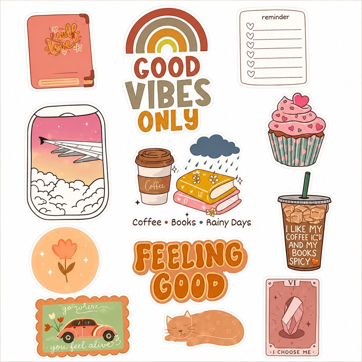 Girl Vibes Sticker Book