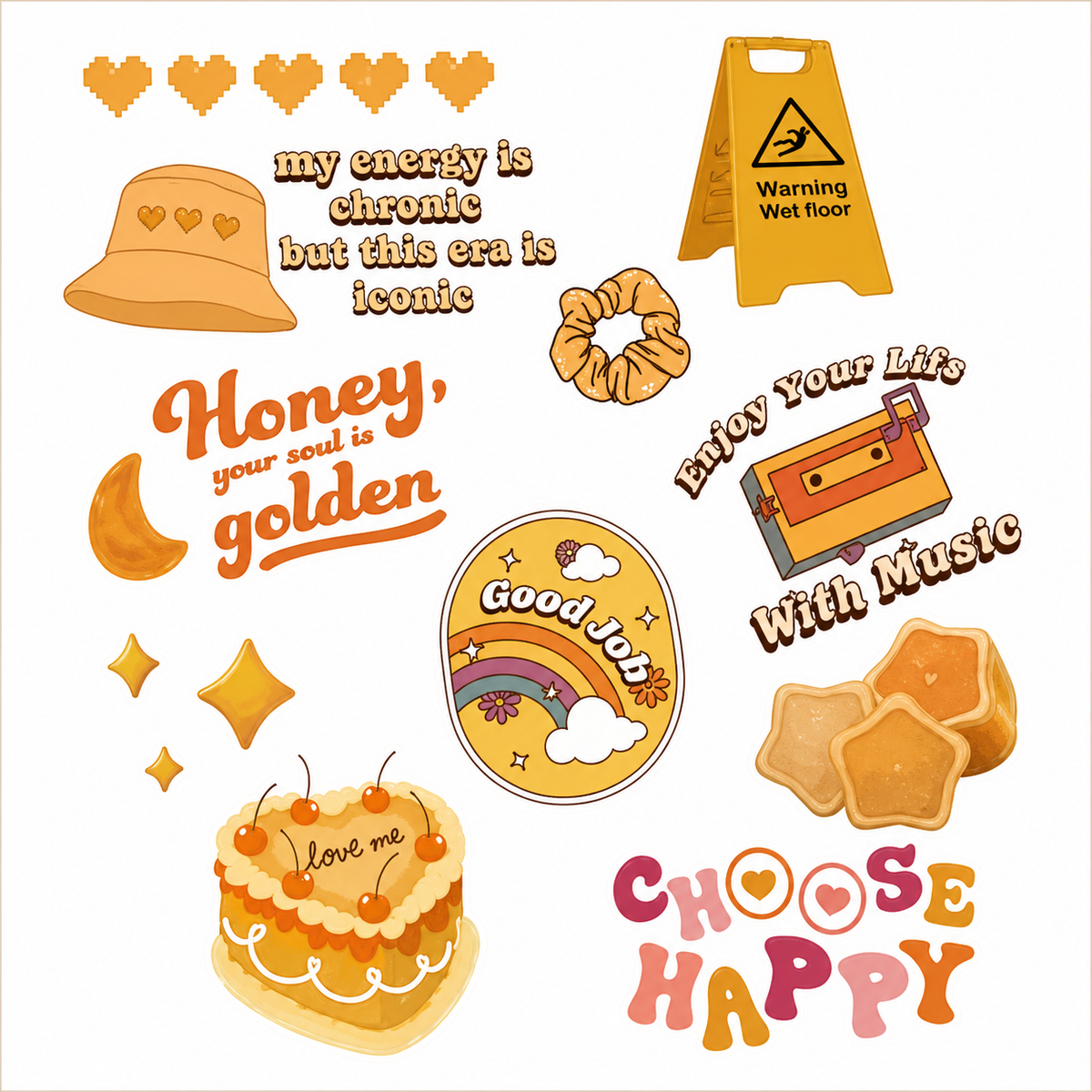 Girl Vibes Sticker Book