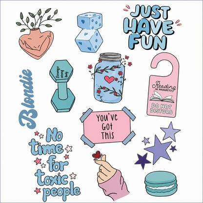 Girl Vibes Sticker Book
