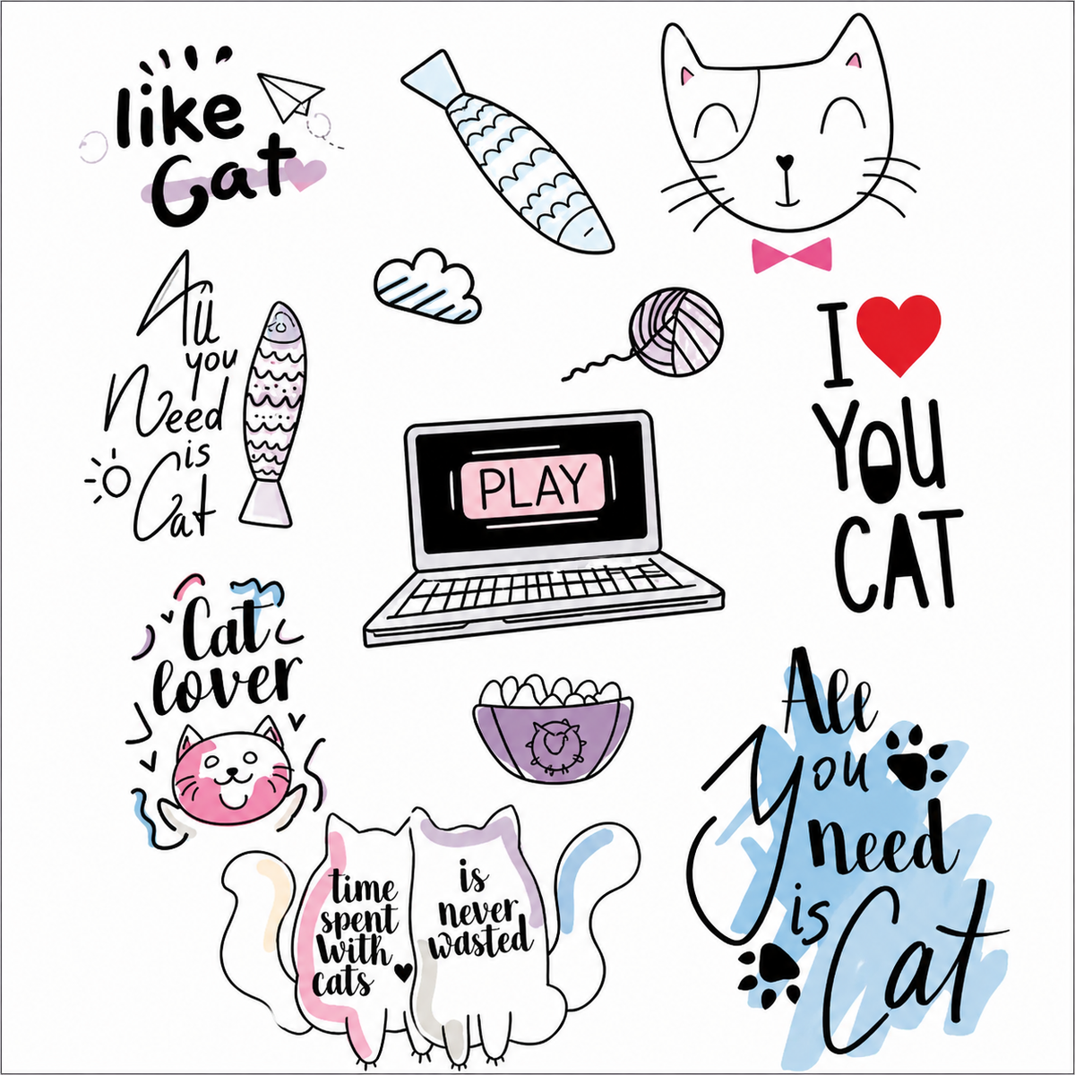 Girl Vibes Sticker Book