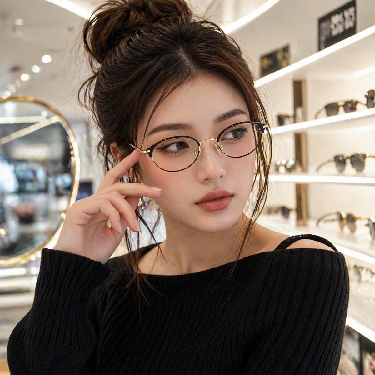 Auto-Zoom Anti-Blue Light Intelligent Glasses
