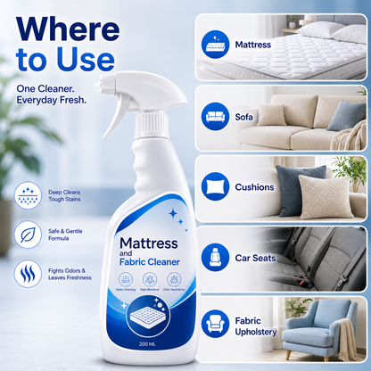 ✨ Foam Mattress Cleaner – Remove Stains & Odors Easily