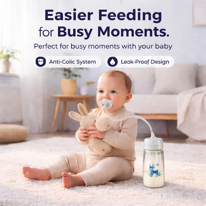 Hands Free Self Feeding Bottle