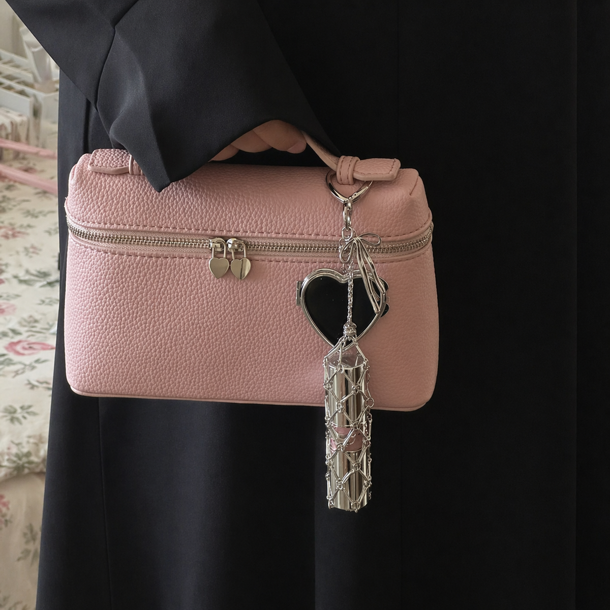 Elegant lipstick holder charms