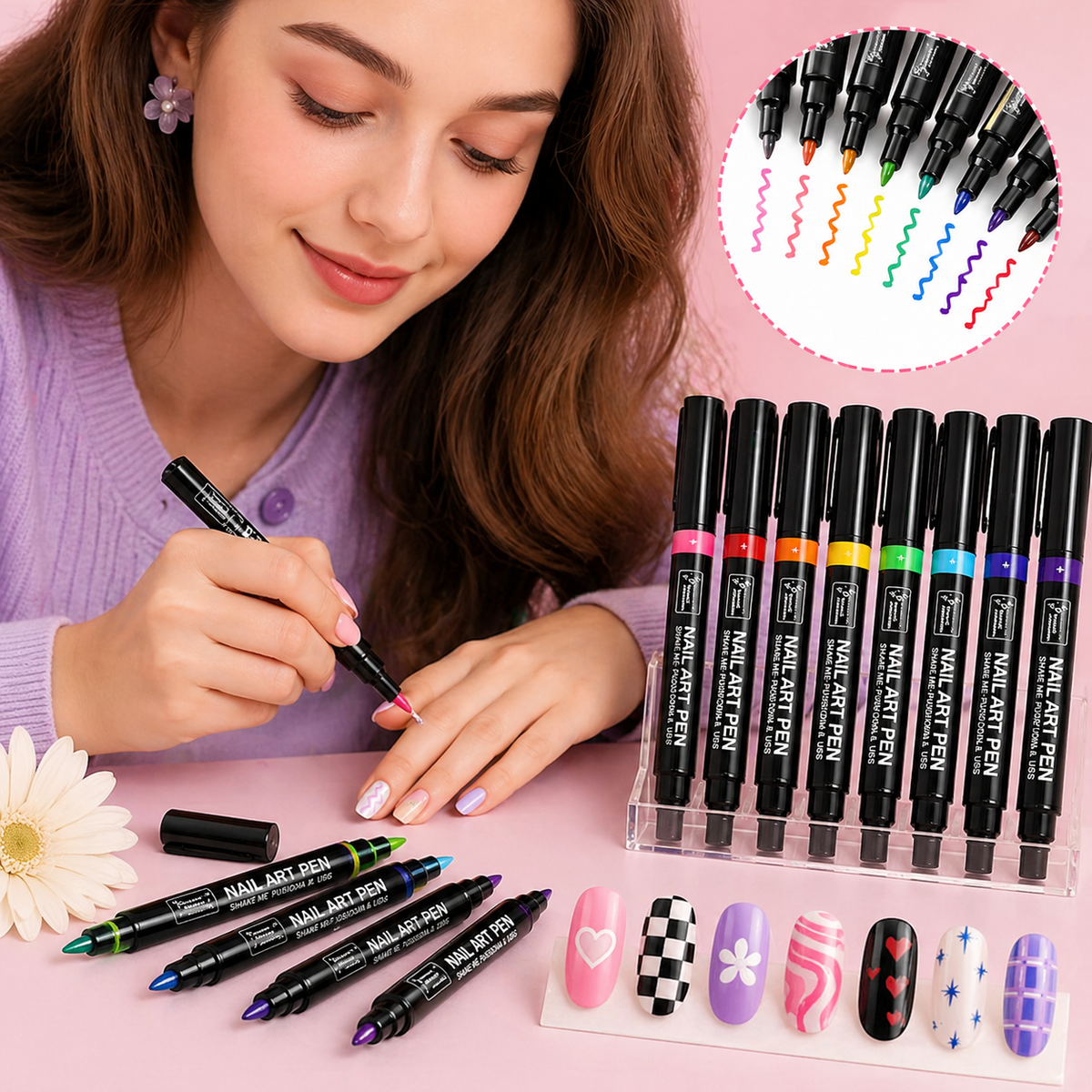 Nail Art Marker Set