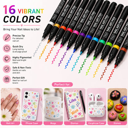 Nail Art Marker Set