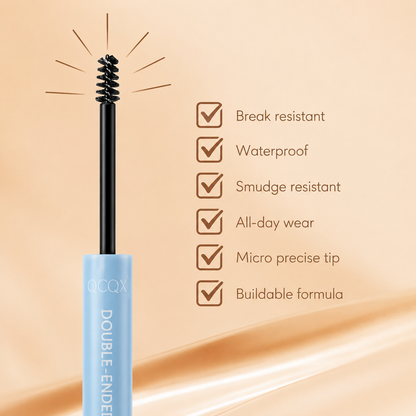 ✨ Dual-Ended Brow Pencil – Waterproof Long-Lasting Eyebrow Definer