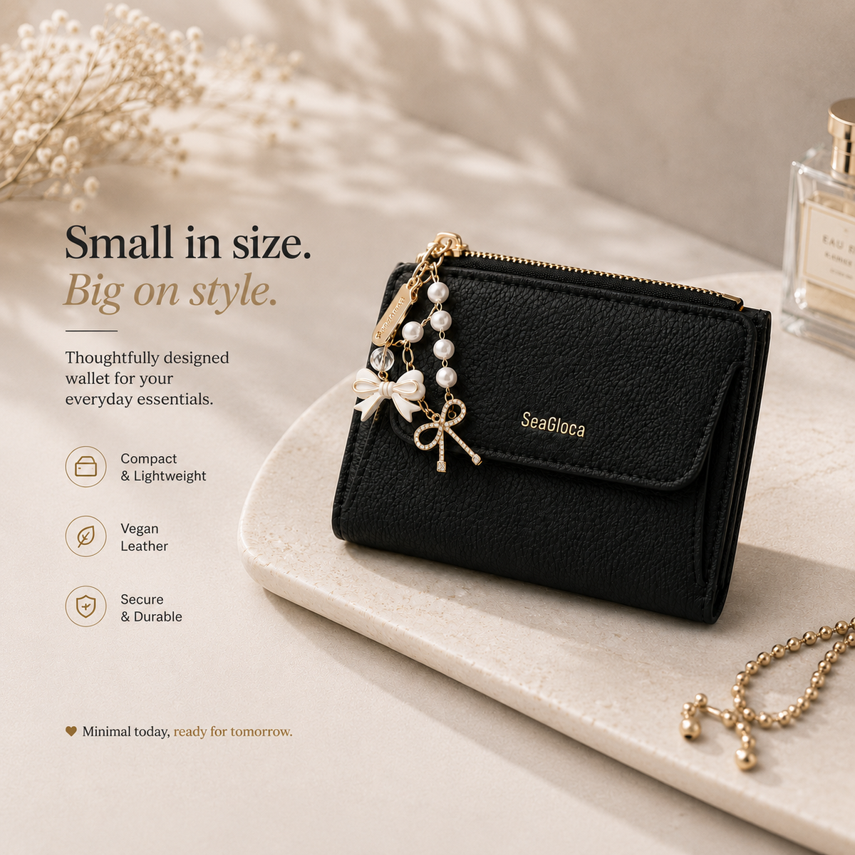 Aesthetic Multi-Purpose Zippered Pocket Purse 👜