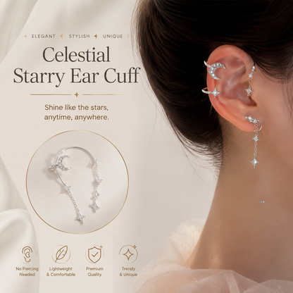 ✨ No-Piercing Glam Ear Cuff