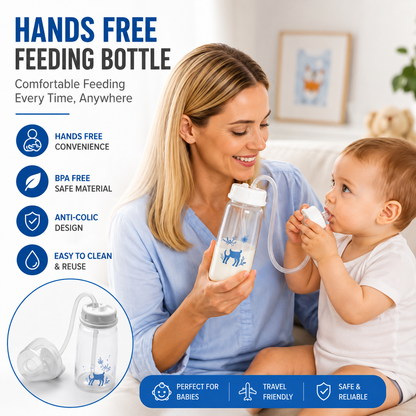 Hands Free Self Feeding Bottle