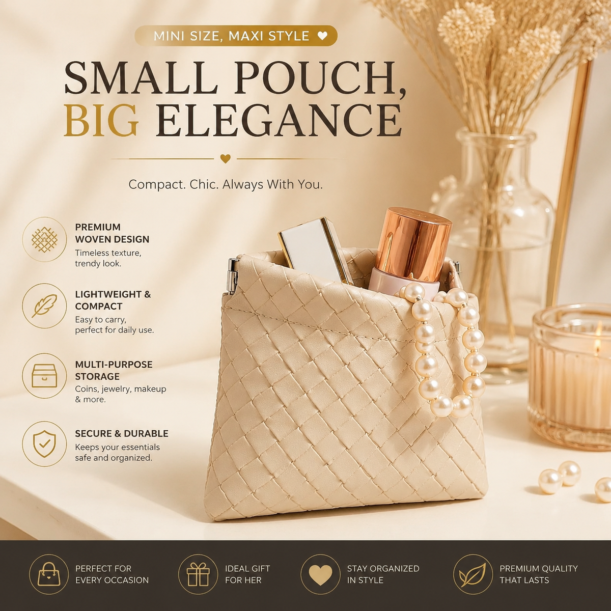 Smart Compact Organizer Pouch