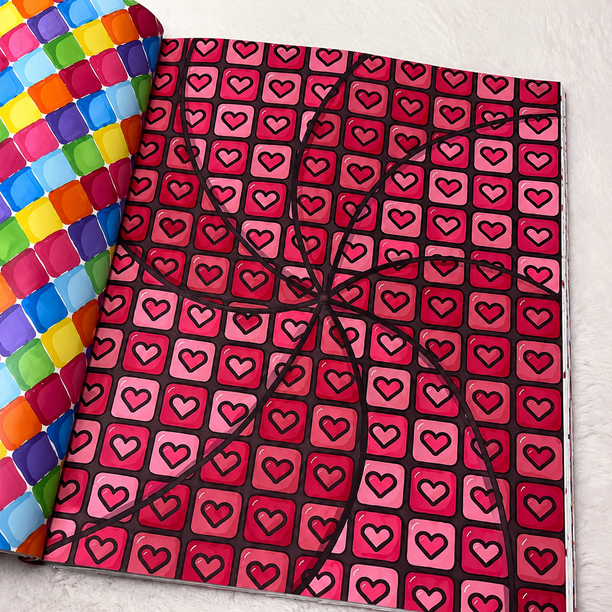 Satisfying Patterns Colouring Book for Adults and Kids