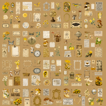 Vintage Deco Sticker Book