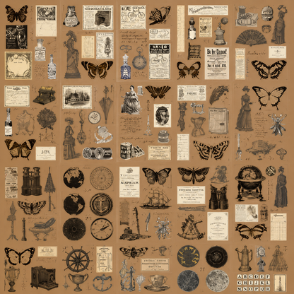 Vintage Deco Sticker Book