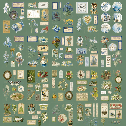 Vintage Deco Sticker Book