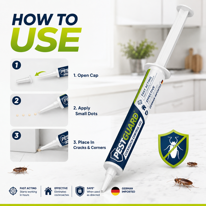 PestGuard Roach Control Gel – Eliminate Cockroaches Easily