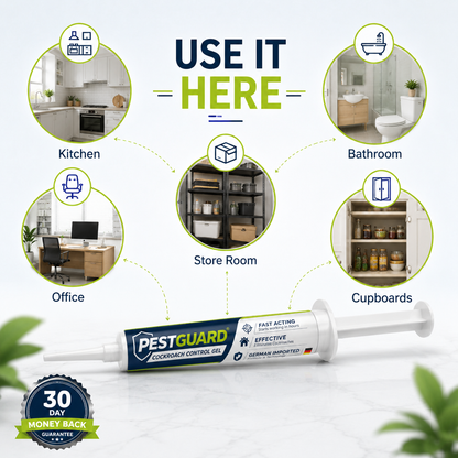 PestGuard Roach Control Gel – Eliminate Cockroaches Easily