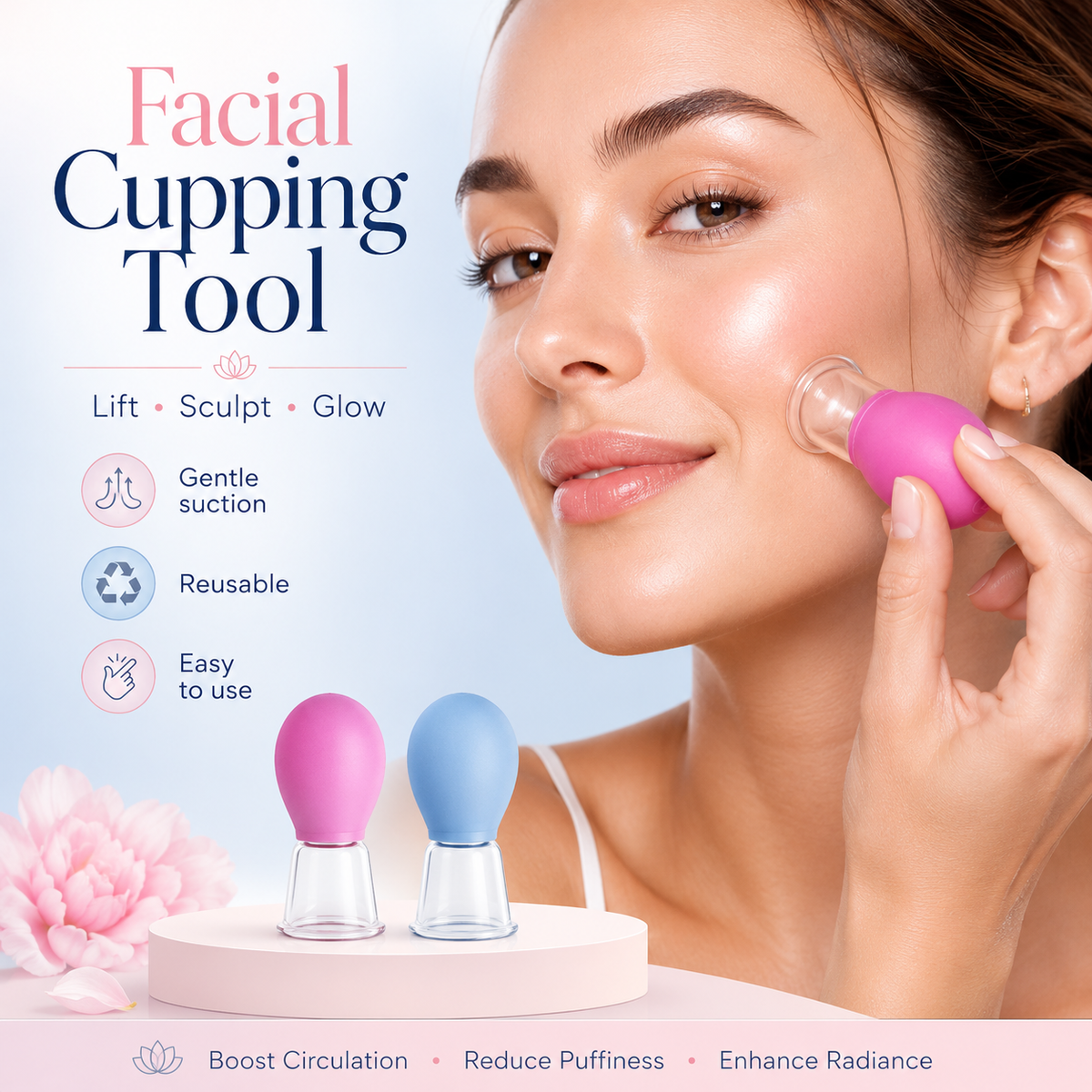 GlowLift Facial Cupping Tool