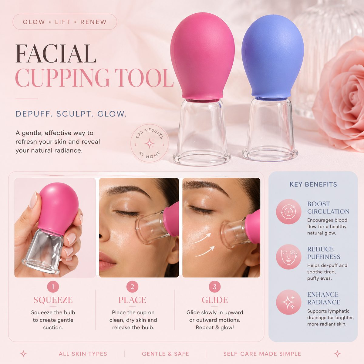 GlowLift Facial Cupping Tool