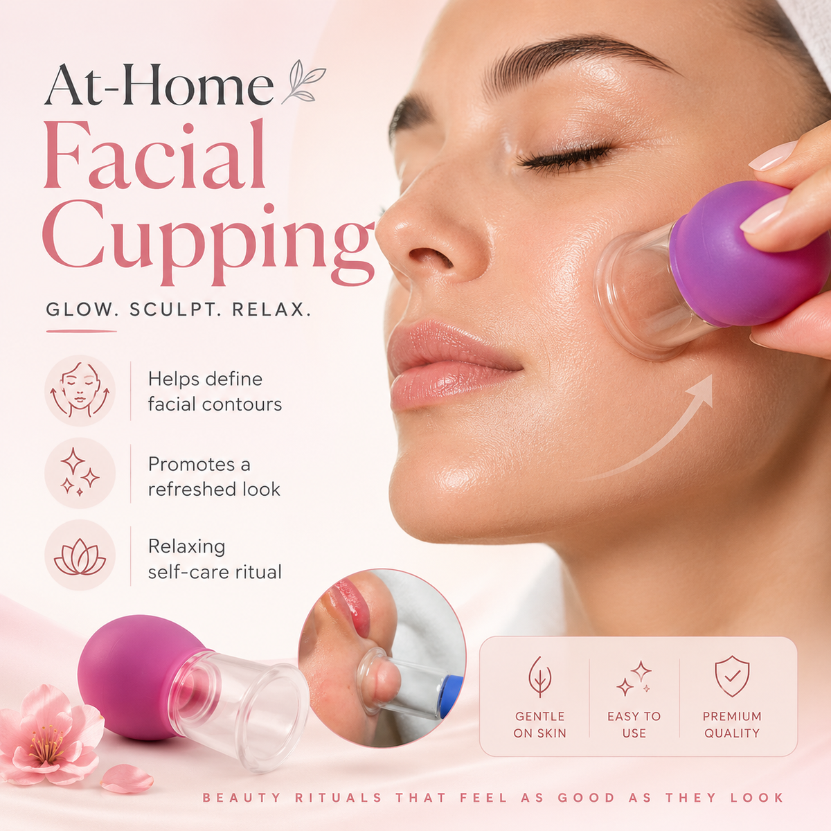 GlowLift Facial Cupping Tool