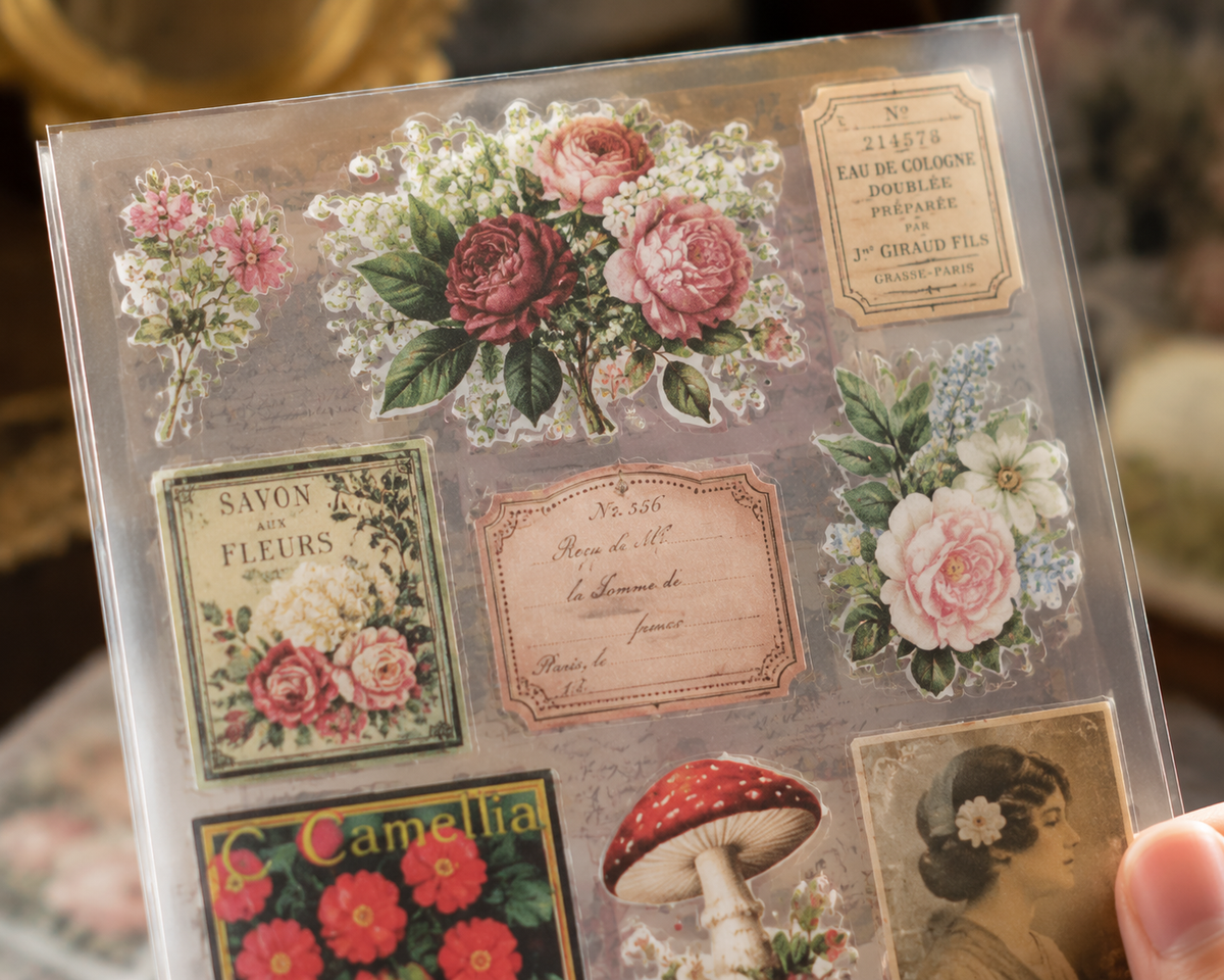 Vintage Deco Sticker Book