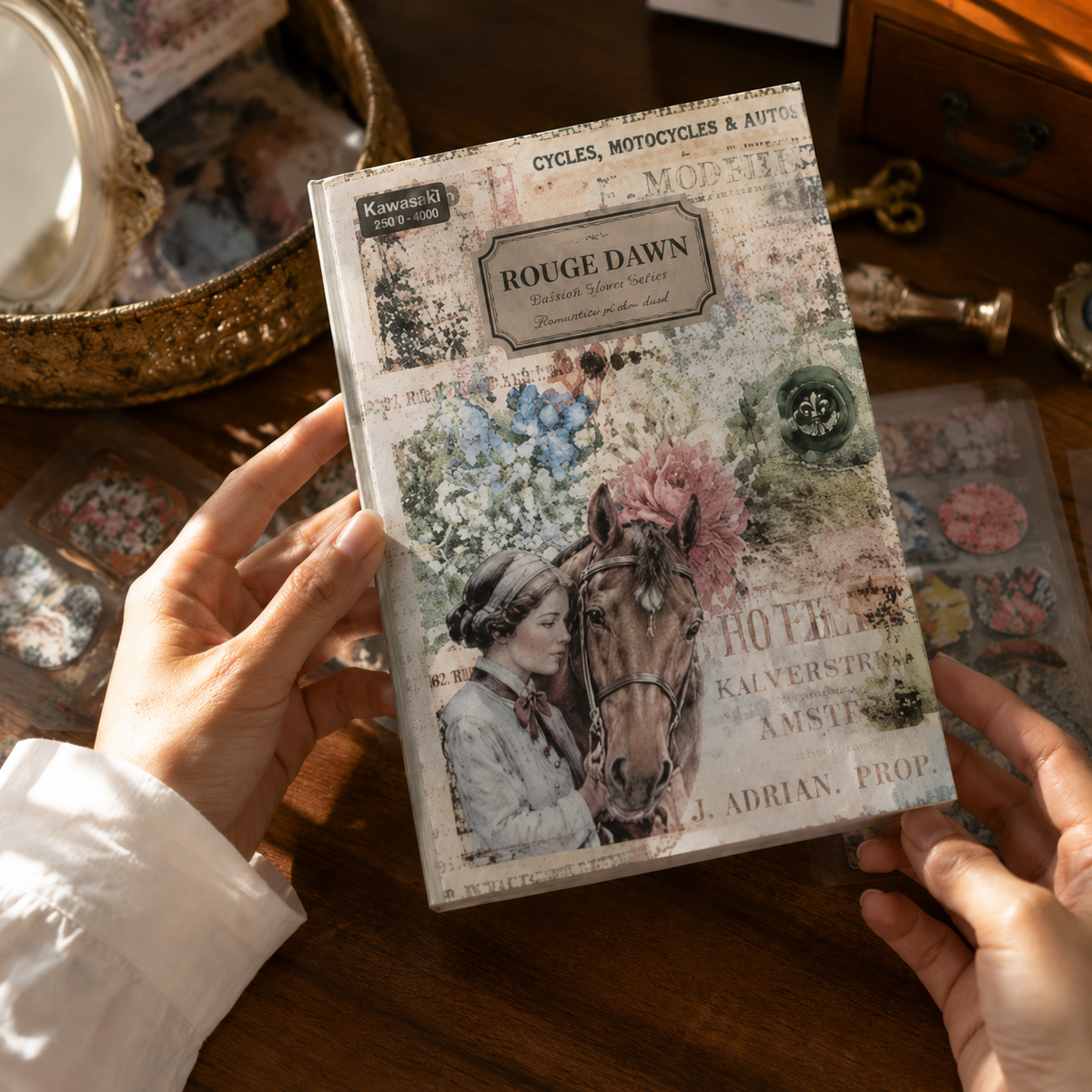 Vintage Deco Sticker Book
