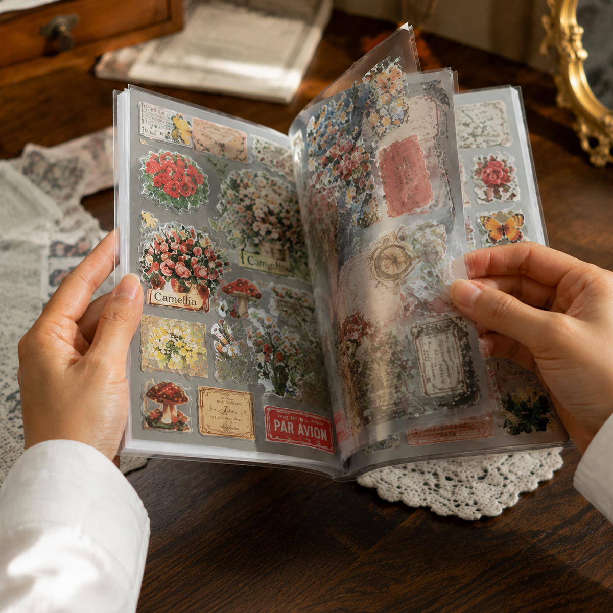Vintage Deco Sticker Book
