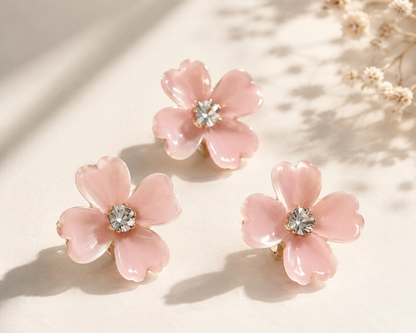 Multi-Color Floral Hairpin