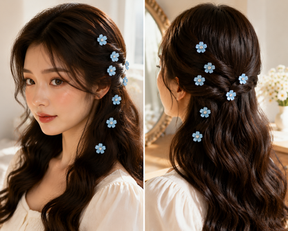 Multi-Color Floral Hairpin