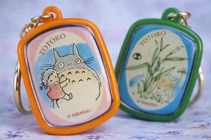 vintage Sekiguchi Ghibli Totoro music box keychains