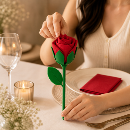 RoseFold Table Napkin Holder