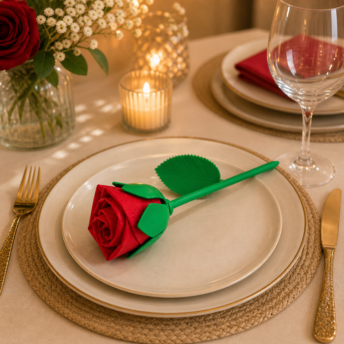 RoseFold Table Napkin Holder