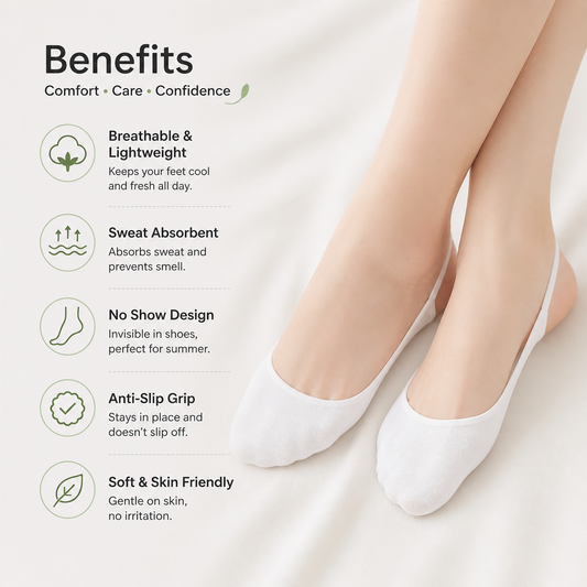 FreshStep Anti-Smell Invisible Socks