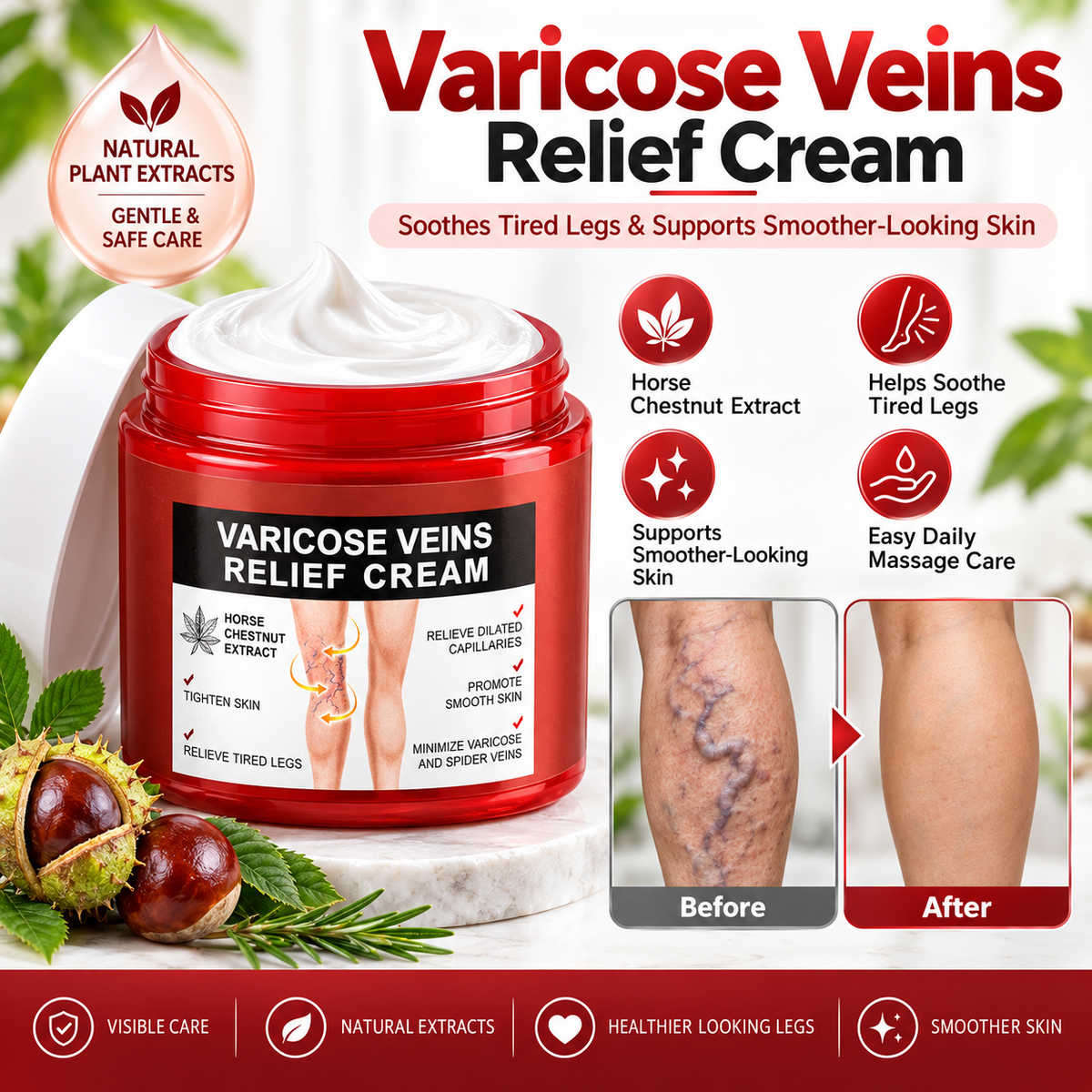 Varicose Veins Relief Cream