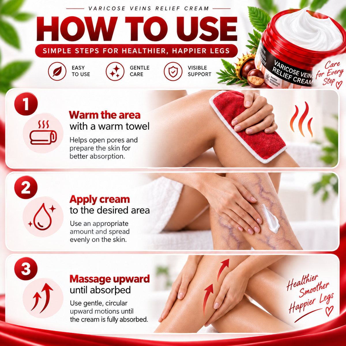 Varicose Veins Relief Cream