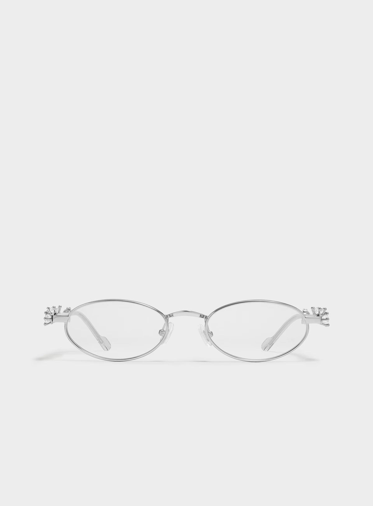 Rhinestone Oval Women Sunglasses