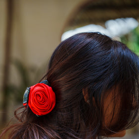Flower Hair Claw Clips