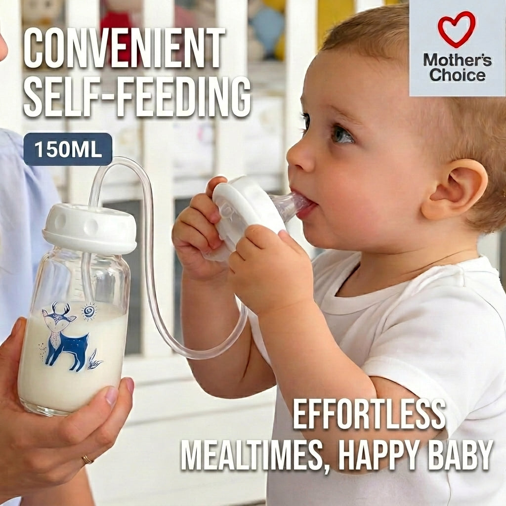 Hands Free Self Feeding Bottle