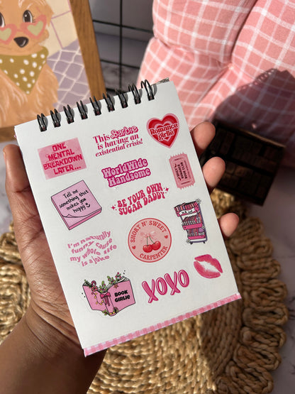 My sticker book - variant Pink