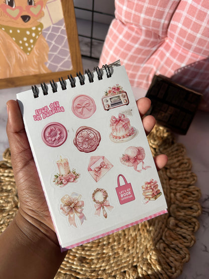 My sticker book - variant Pink