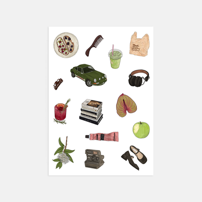 Mini Girlhood Sticker Book
