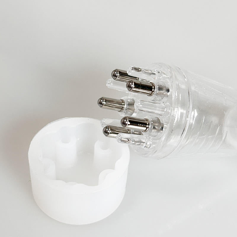 Scalp Oil Applicator with Metal Rollers