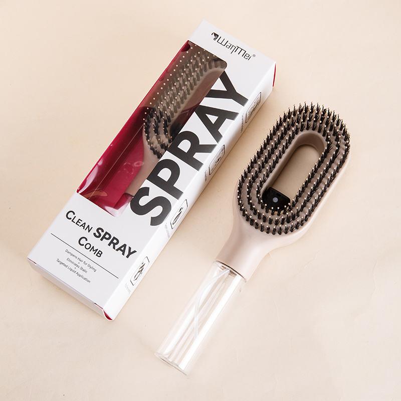 Anti-static Hair Brush 2-in-1 Hair Mist Brush