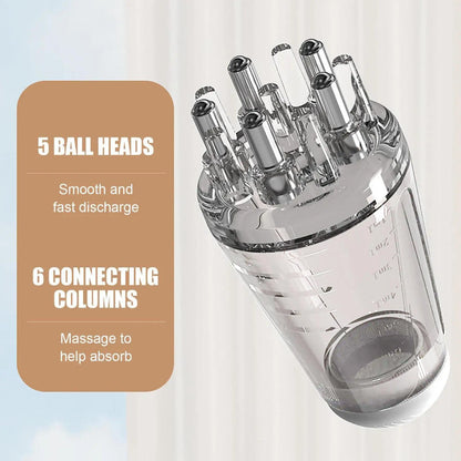 Scalp Oil Applicator with Metal Rollers