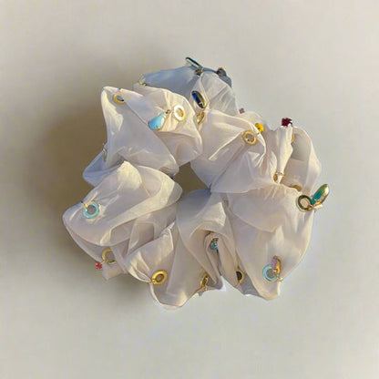 Elegance Bloom Scrunchie