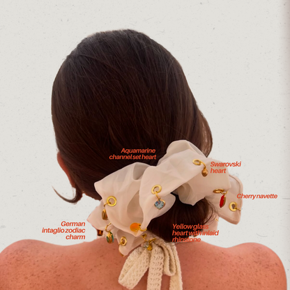 Elegance Bloom Scrunchie