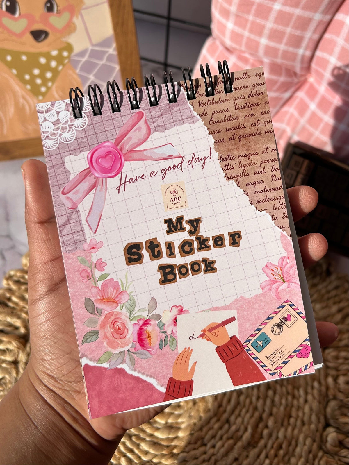 My sticker book - variant Pink