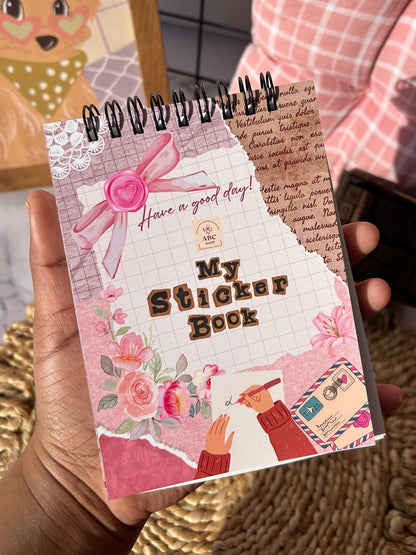 My sticker book - variant Pink