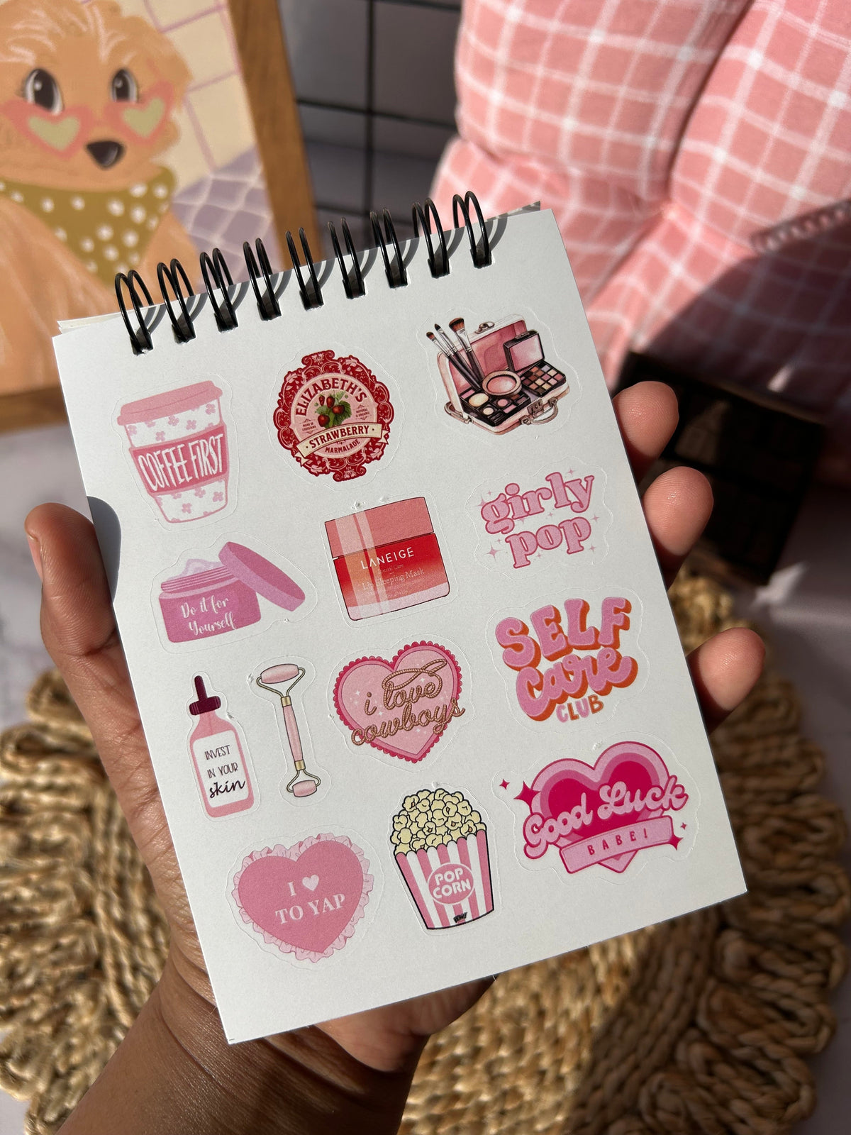 My sticker book - variant Pink