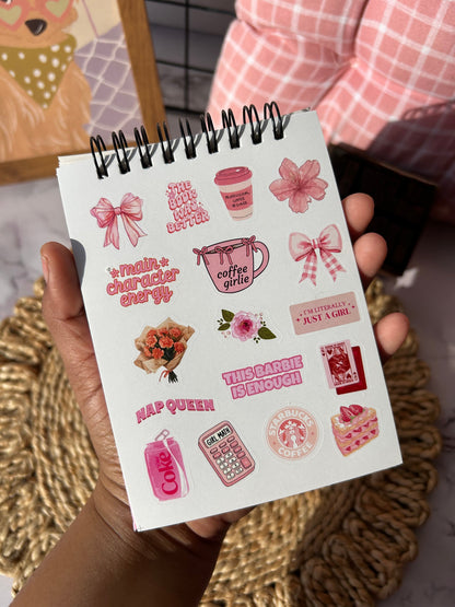 My sticker book - variant Pink